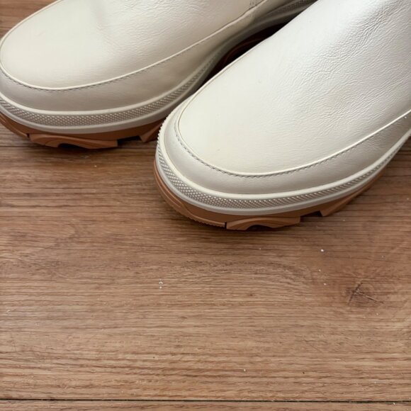 Sorel Brex Chelsea WP Ankle Boots Natural Sea Salt Beige NIB Women’s Size 9 - Picture 3 of 9